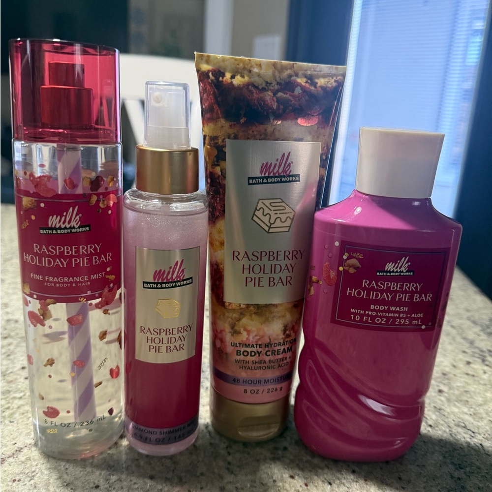 bbw milk bar raspberry bundle - Picture 3 of 4